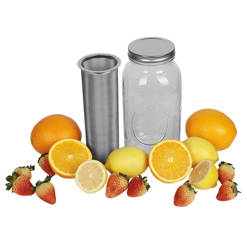 UPTRUST Cold Brew Coffee Maker Filter for 2Quart/64ounce Wide Mouth Mason Jar-Iced Coffee&Tea&Fruit Maker (Jar NOT Included) - Image 5